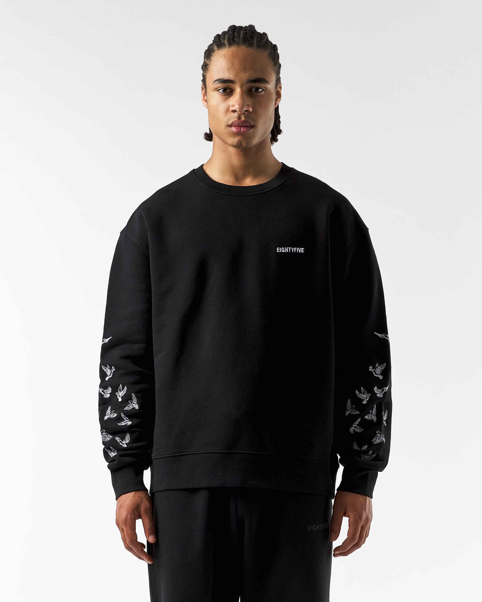 Adidas originals tape hot sale itasca crew sweatshirt