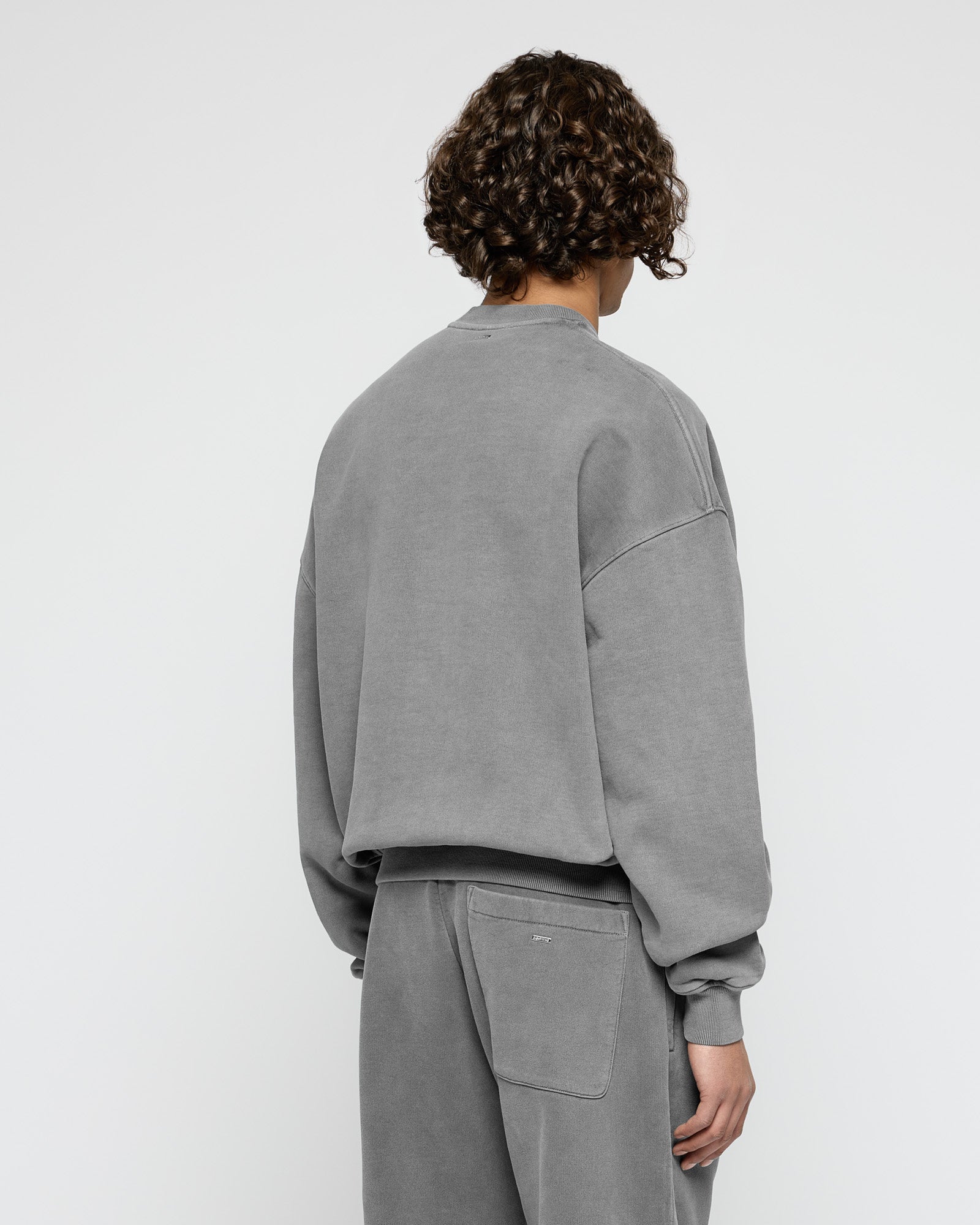 Heavy Stone Gray Basic Sweater