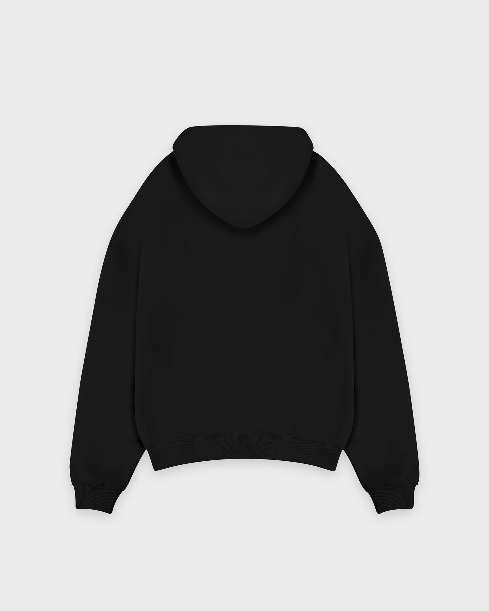 Black hooded zipper sweatshirt online