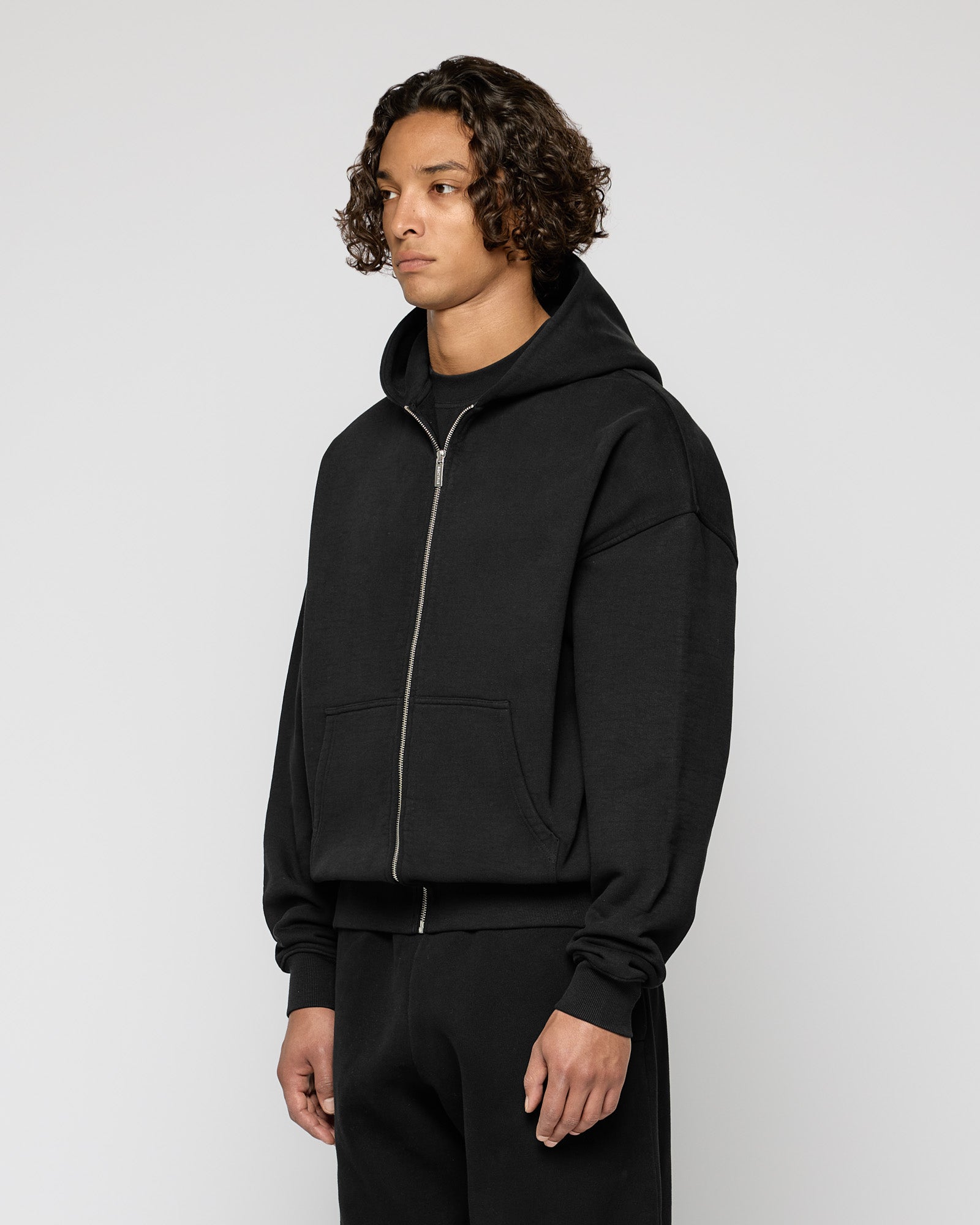 Signature Oversized Zip Hoodie