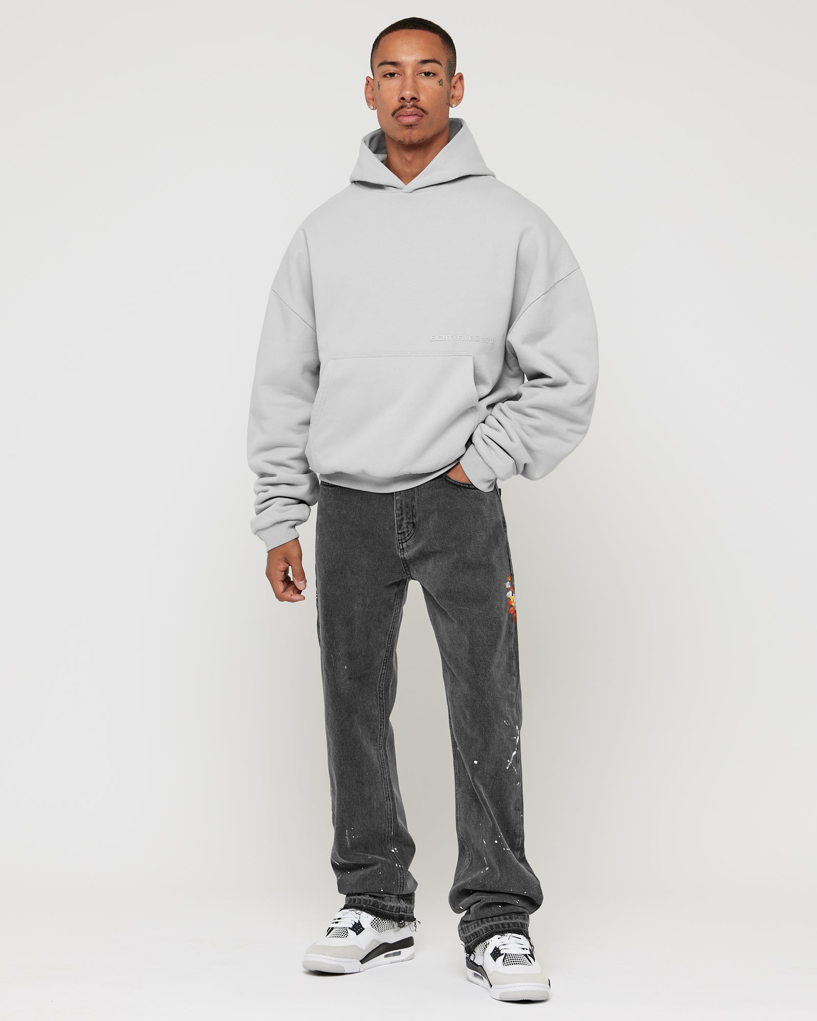 Double layer outlet hoodie