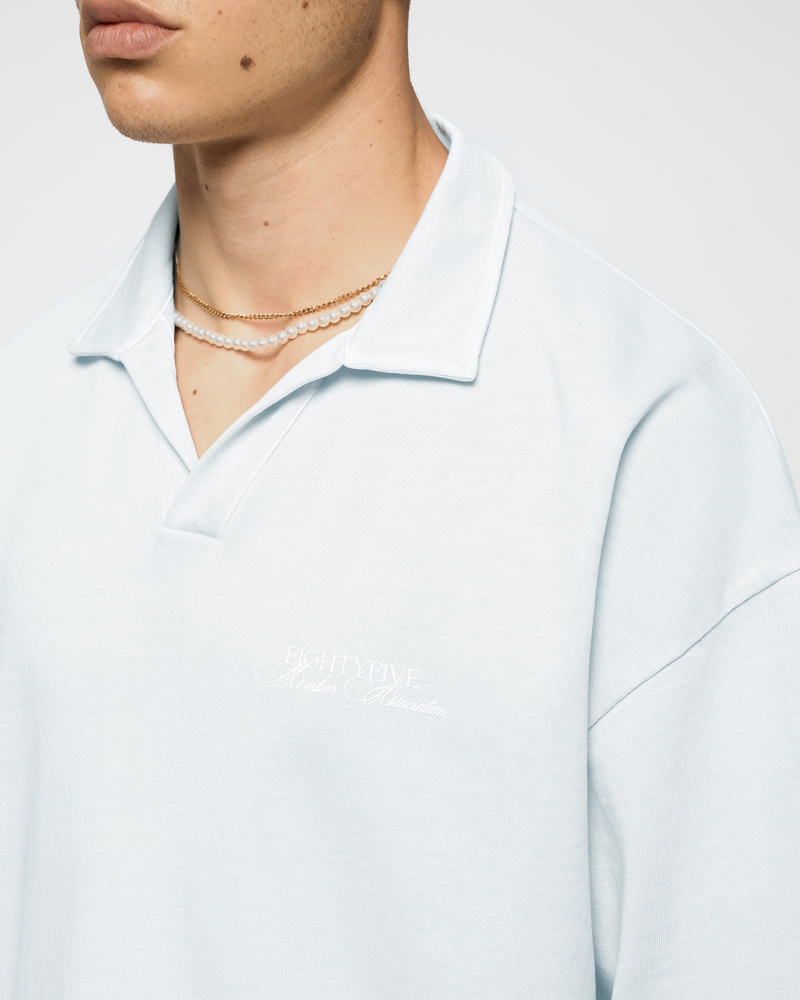 Heavy Washed Polo T-Shirt