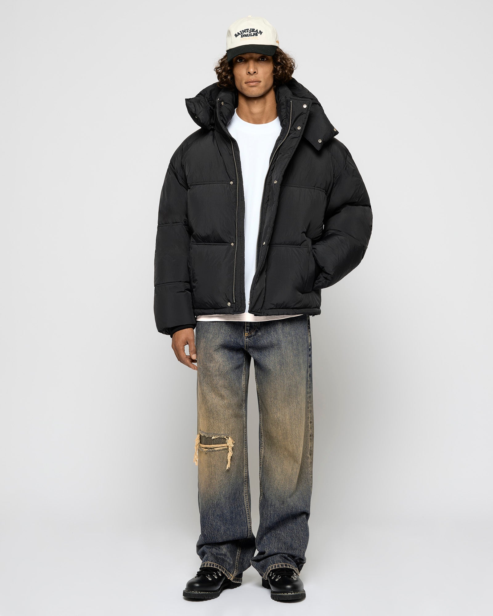 Nylon Down Puffer Jacket