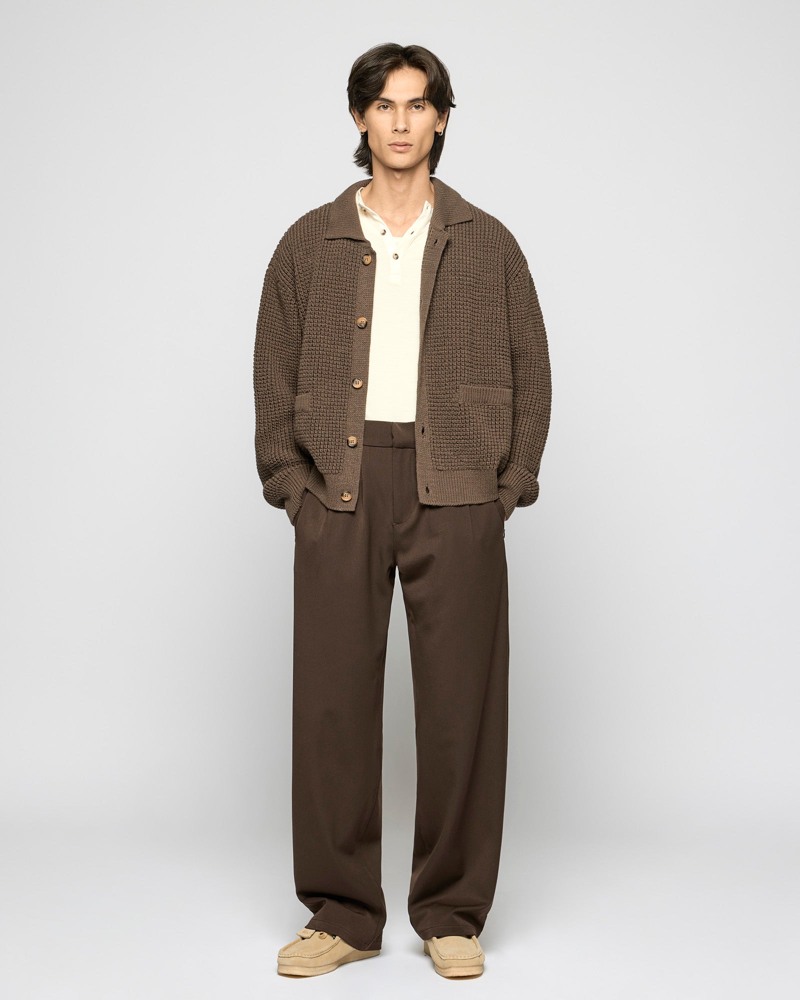 Pleated Regular Tailored Pants V2