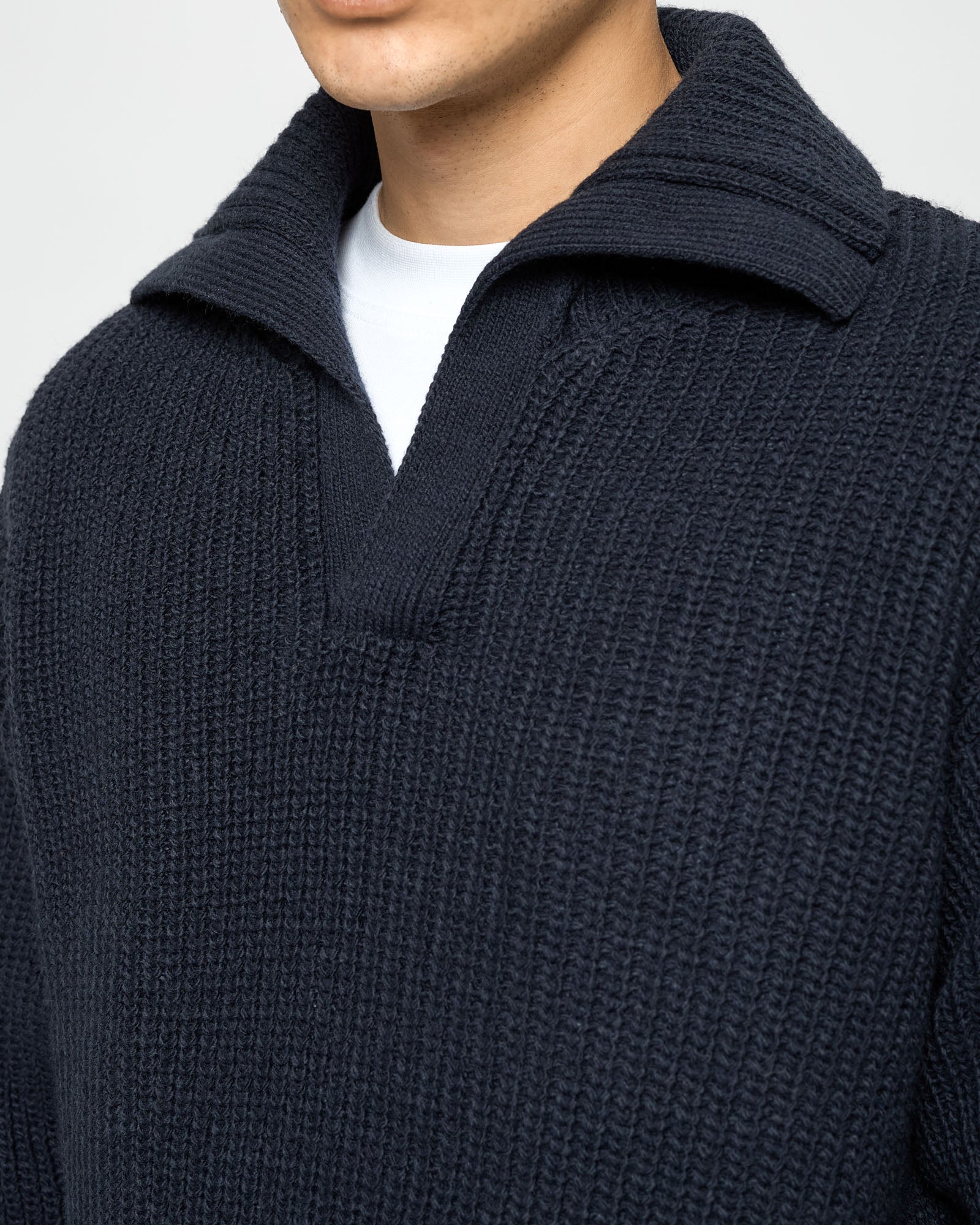 Knitted Polo Sweater